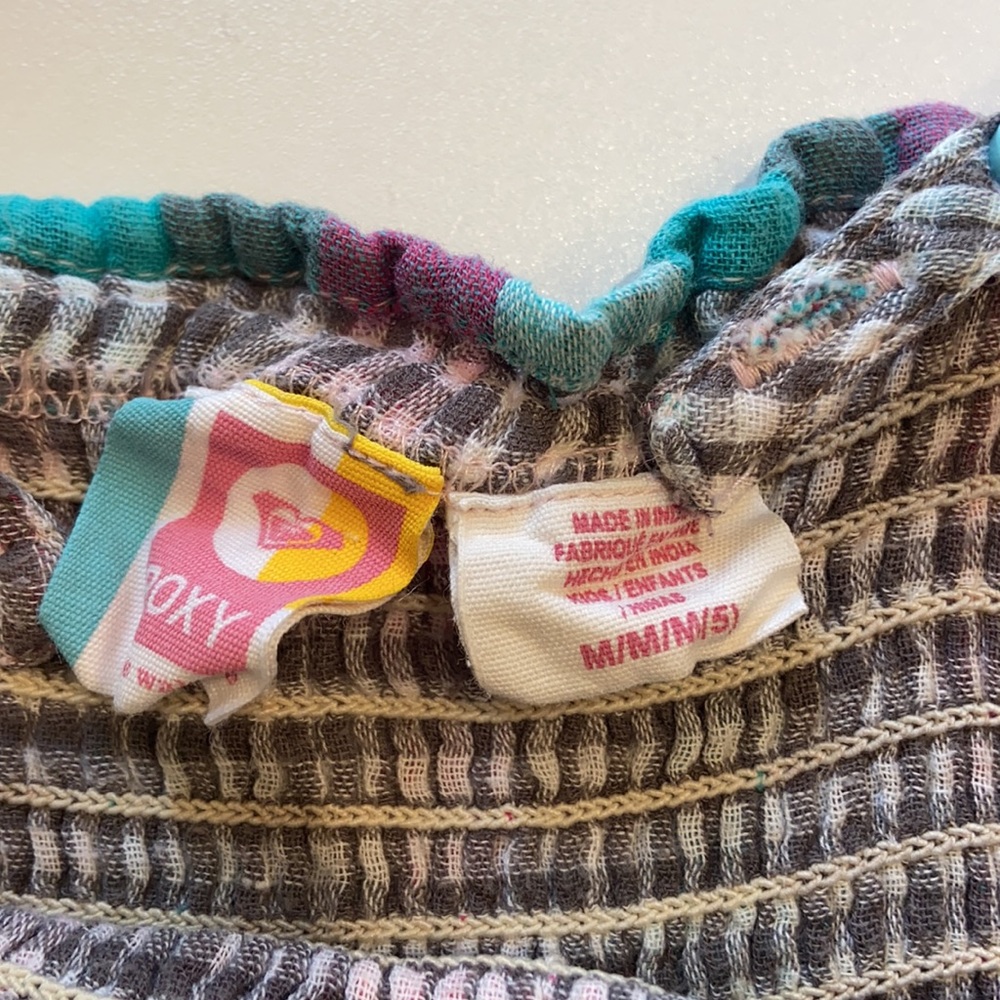 Kids Roxy Checkered Sundress - Picture 2 of 3